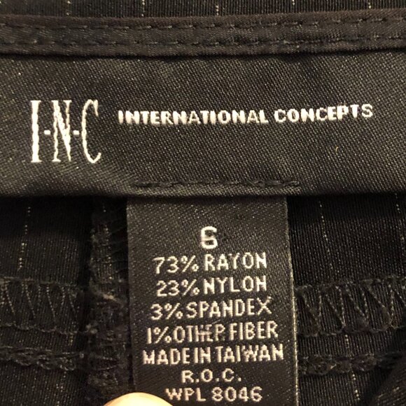 INC International Concepts Pinstripe Lightweight Pant Size 6 - Picture 1 of 10